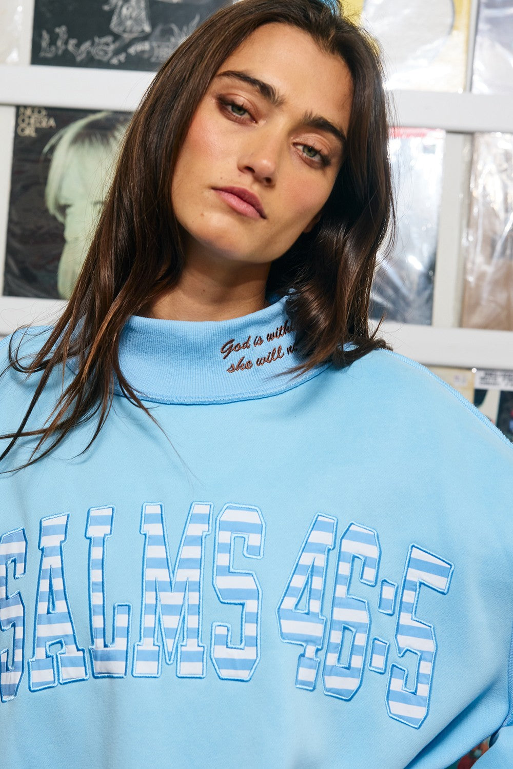 Mock Neck Sweatshirt