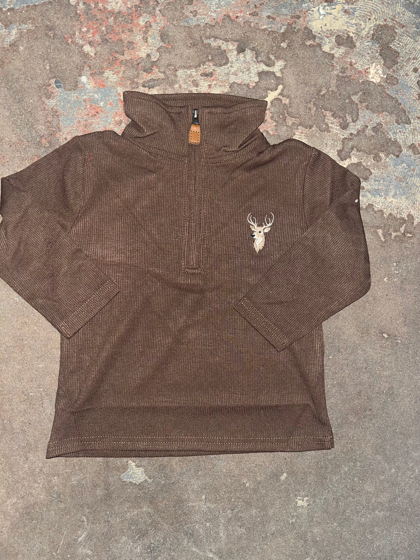 Deer Boys Zip Pullover