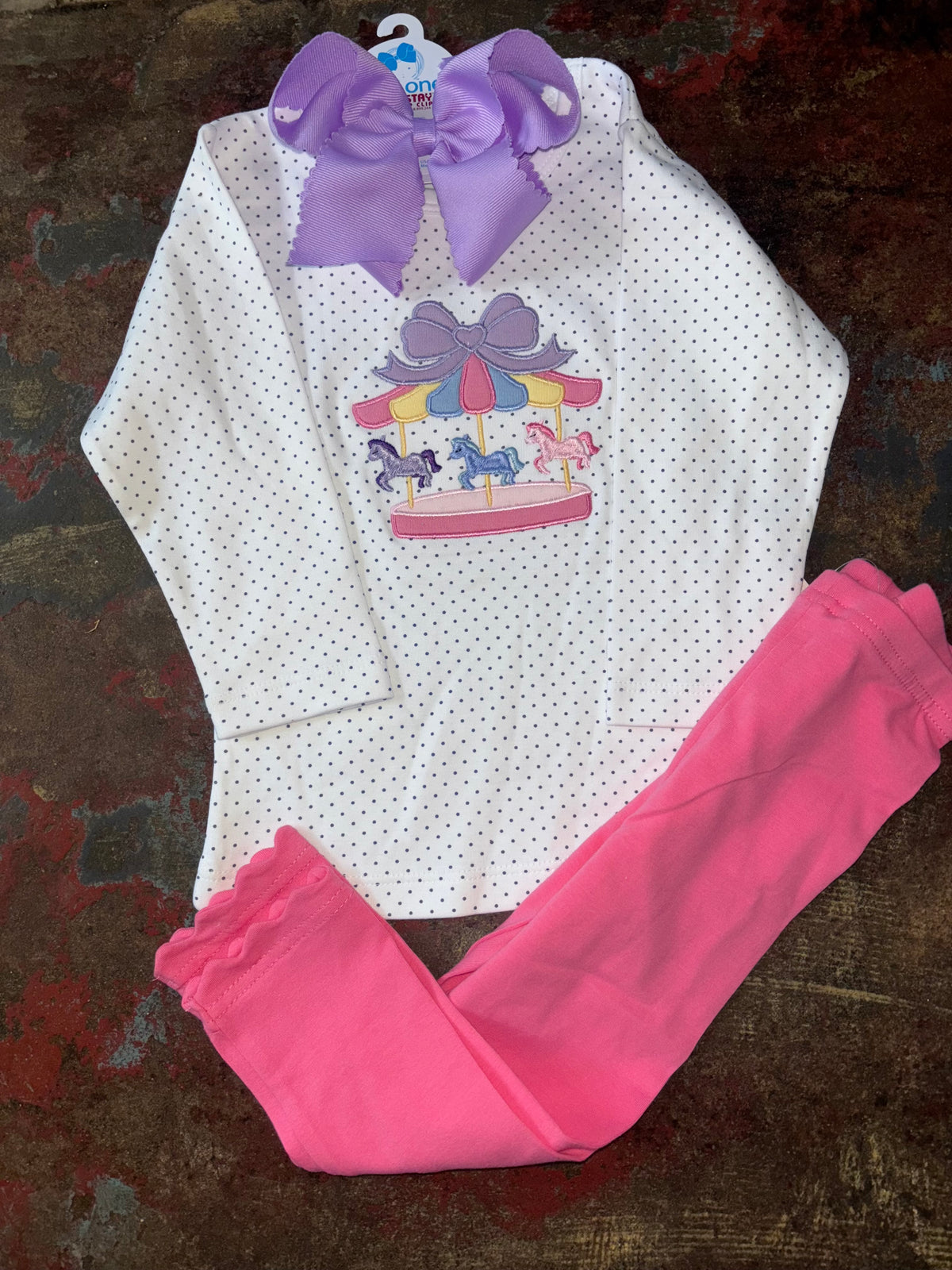 Girl's Musical Carousel Shirt