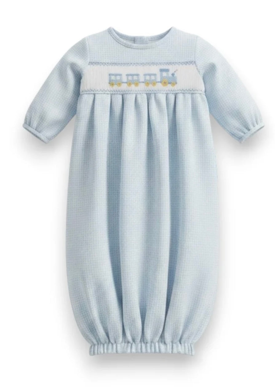 Train- Light Blue Boy's LS Sac