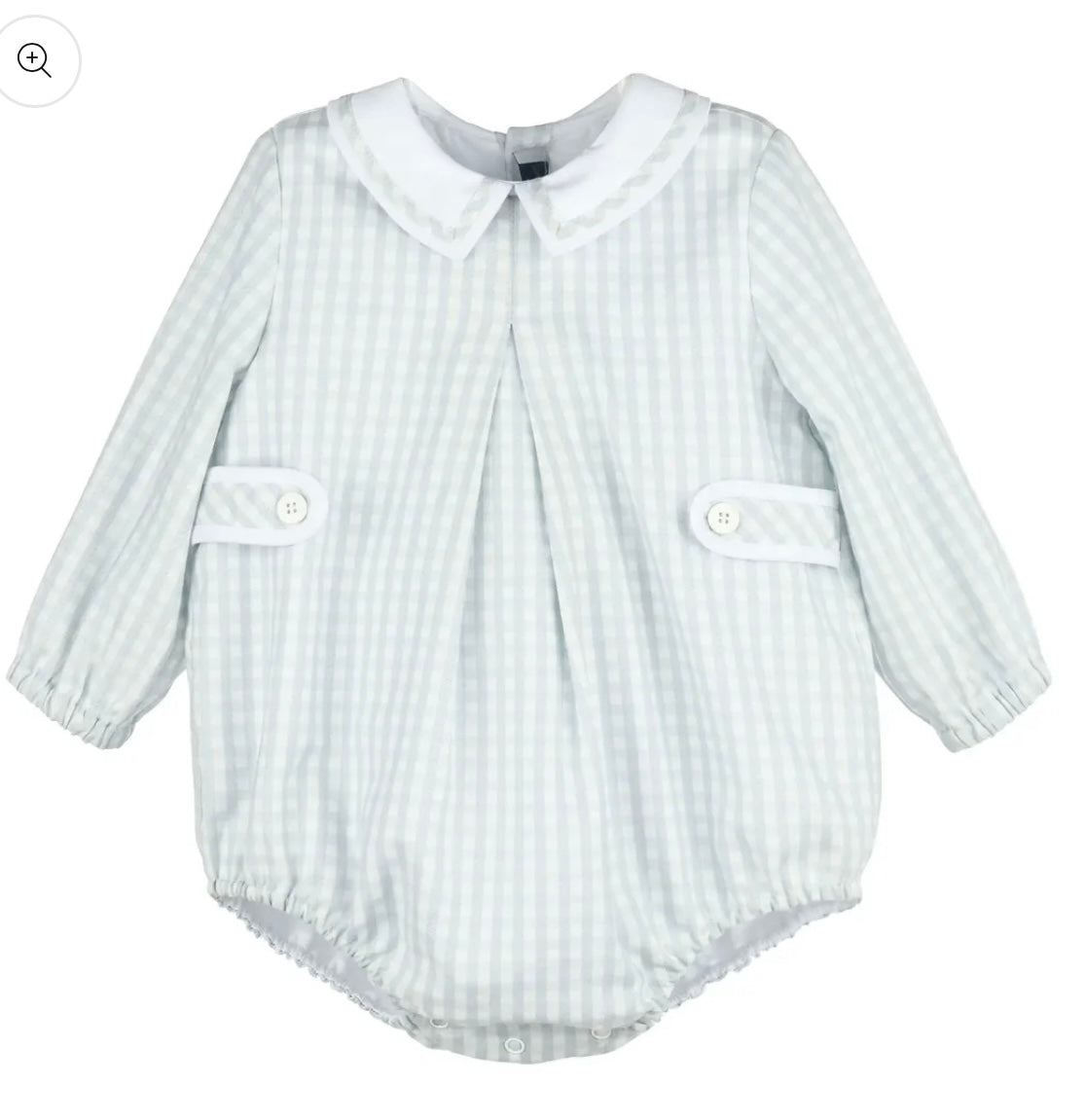 Frosty Check Boy Bubble- Blue