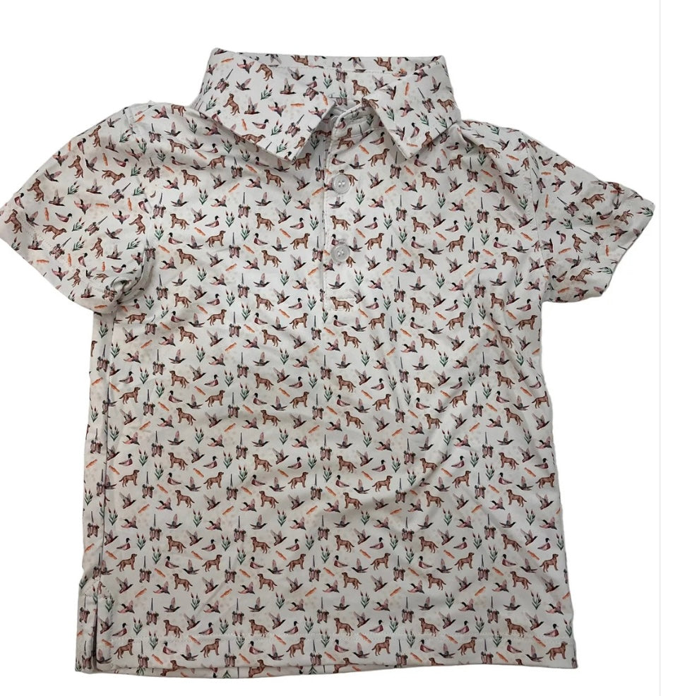 Waterfowl Print Polo