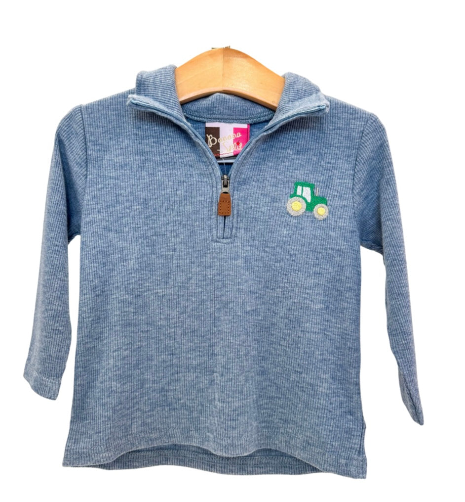 Tractor Boys Zip Pullover