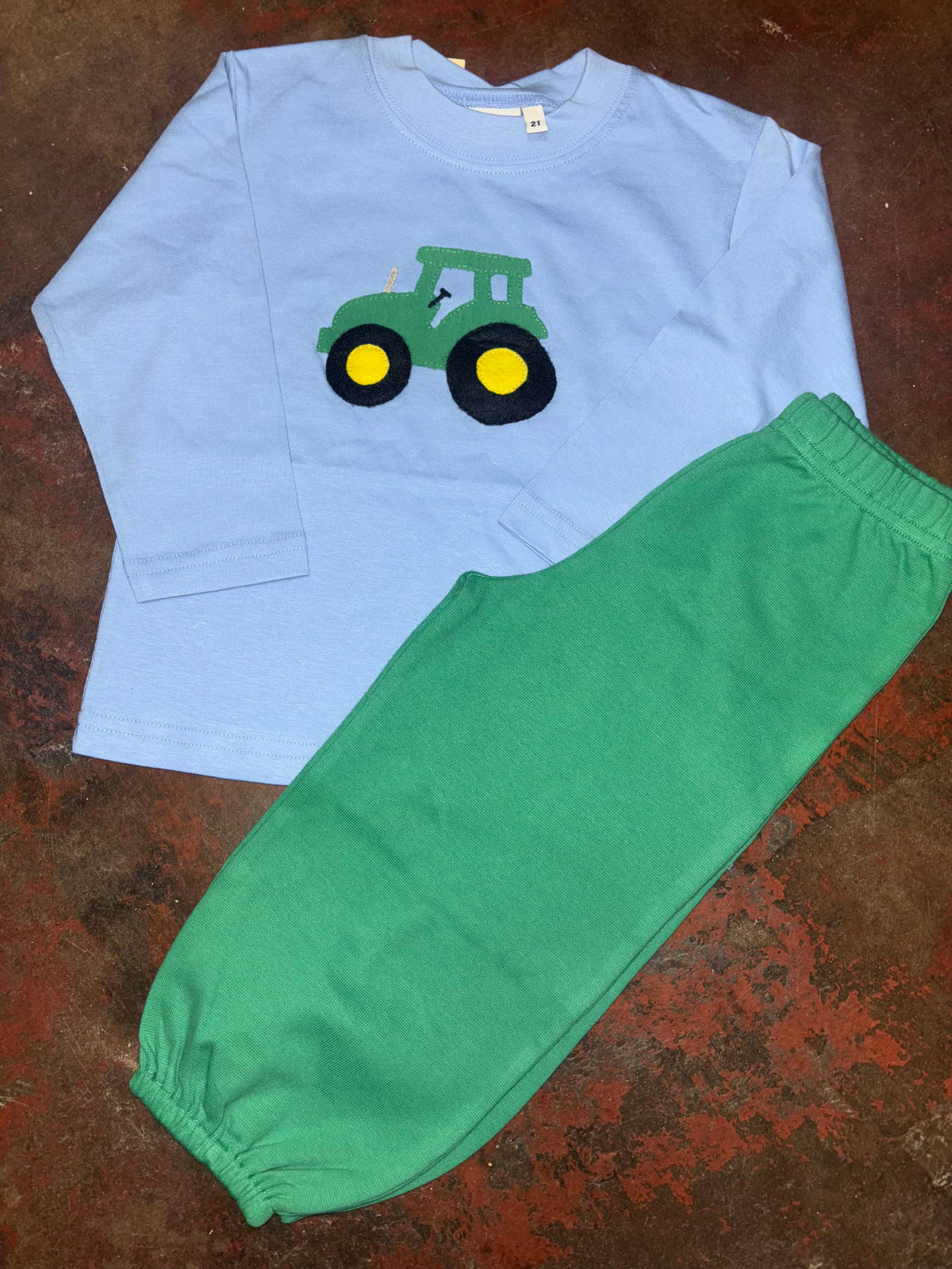 Boys LS Tractor Shirt