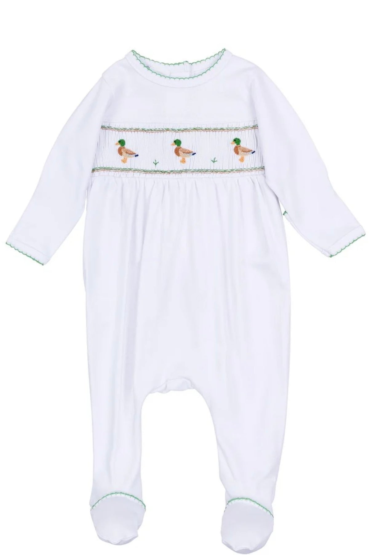 Mallard Moments Smocked Footie