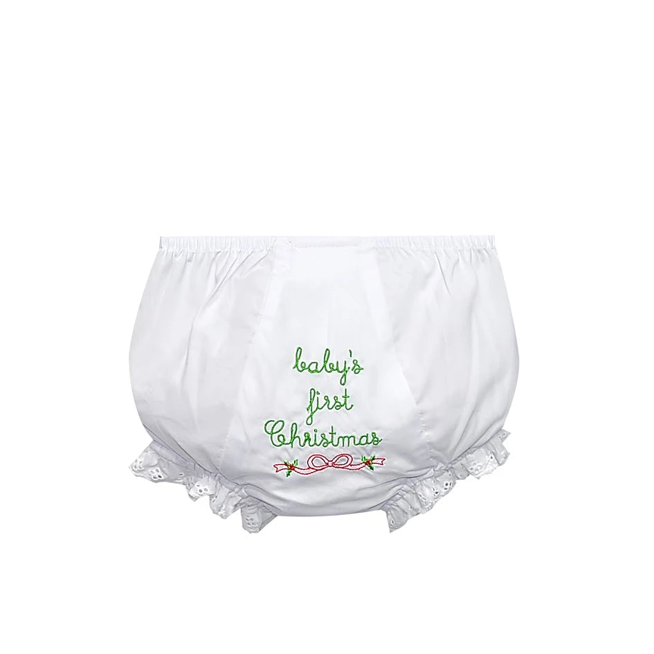 Lily Girl Diaper Cover- Christmas