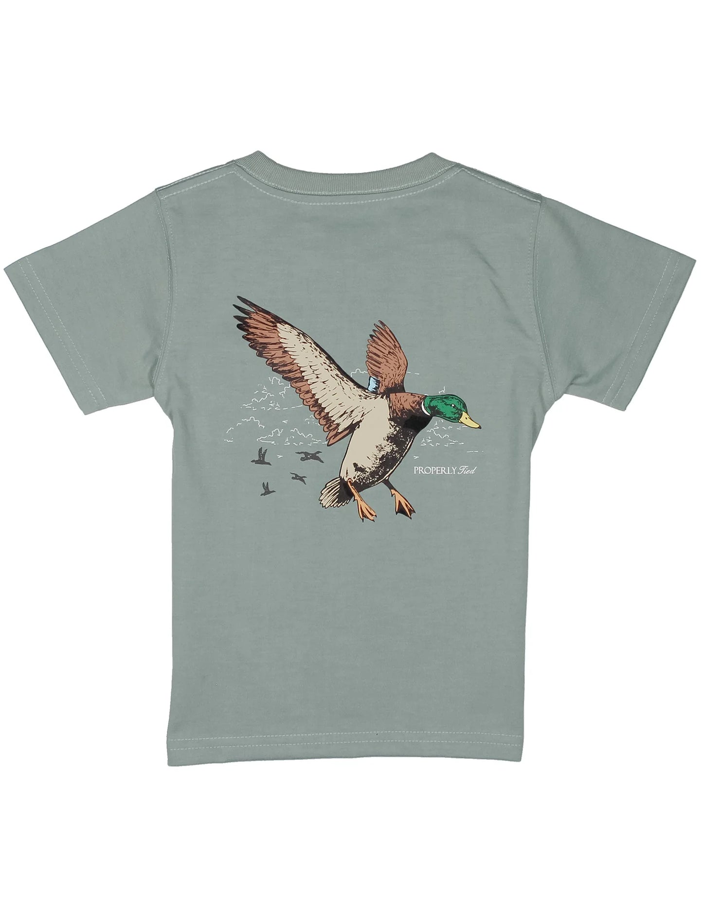 Boys Mallard Flight SS Fog