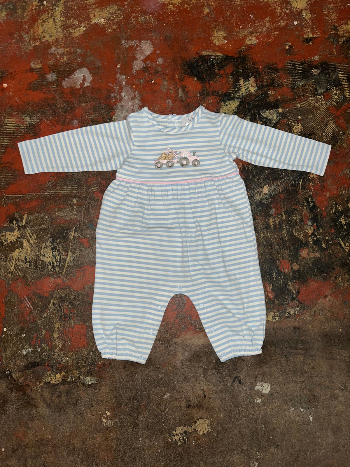 Peanut Applique Girl's Romper
