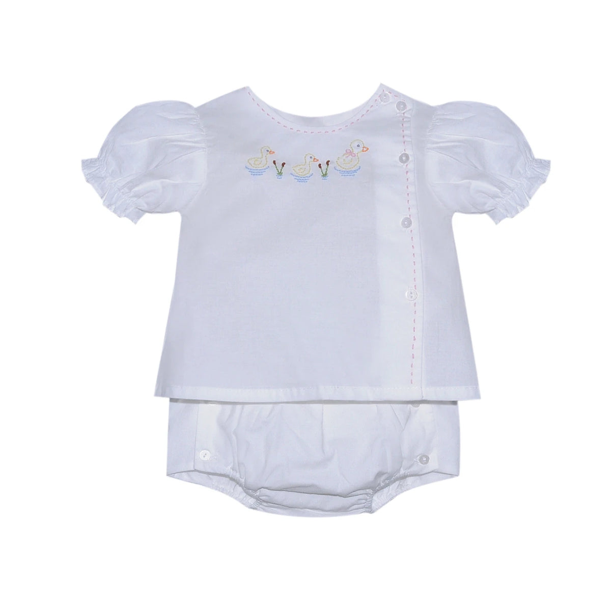 Riley Girl Diaper Set- Ducks