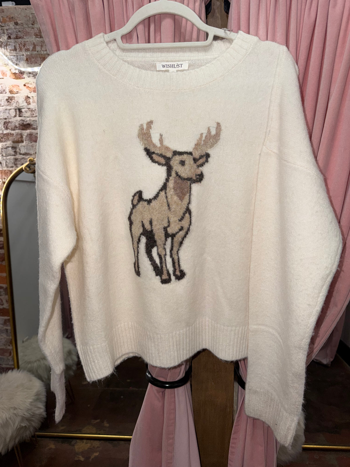Deer Graphic Sweater