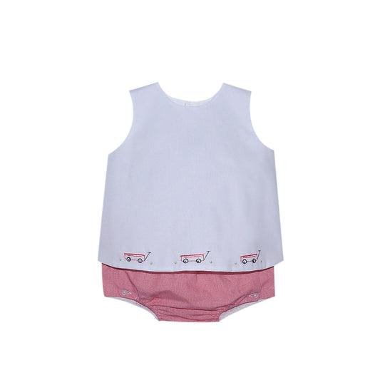 Bailey Diaper Set- Red