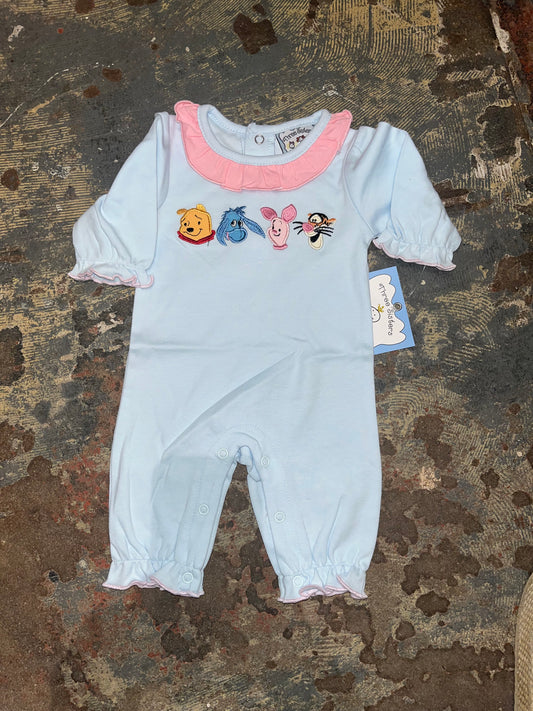 Bear and Friends Girls Romper