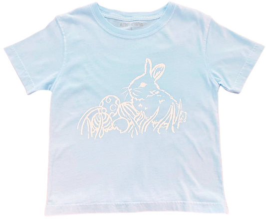 Light Blue Easter Bunny T-Shirt