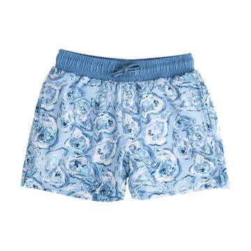 Boogie Board Swim Trunk-Oyster Shell Print