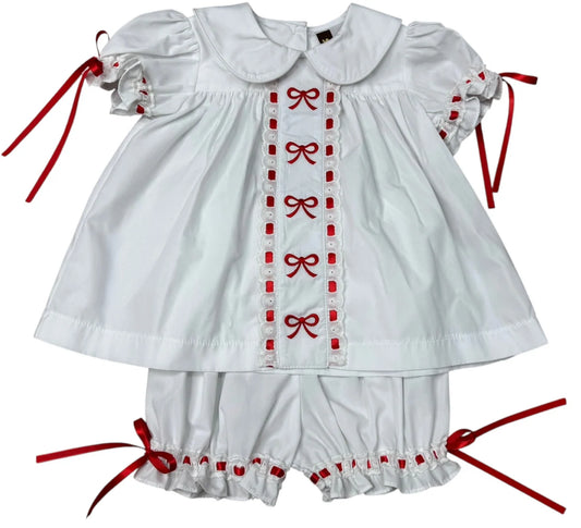 Bows and Lace Bloomer Set