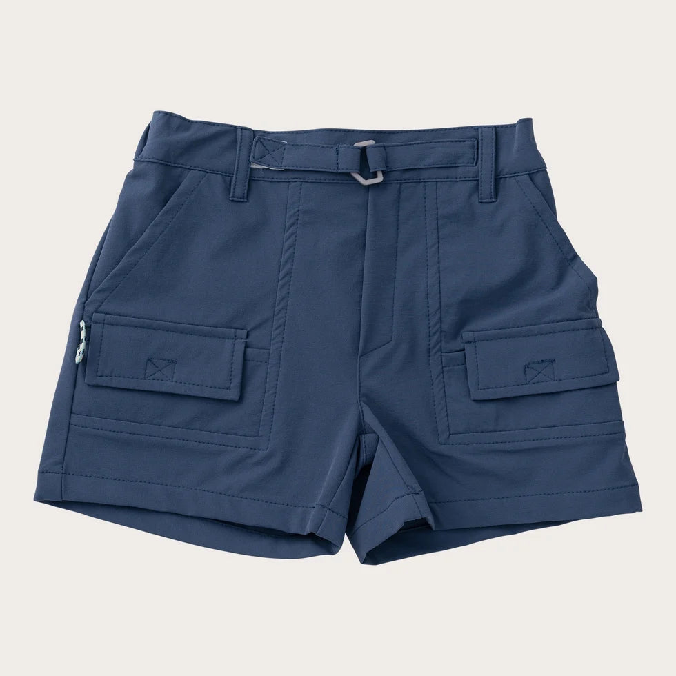 Boys' Inshore Performance Short- Navy Peony