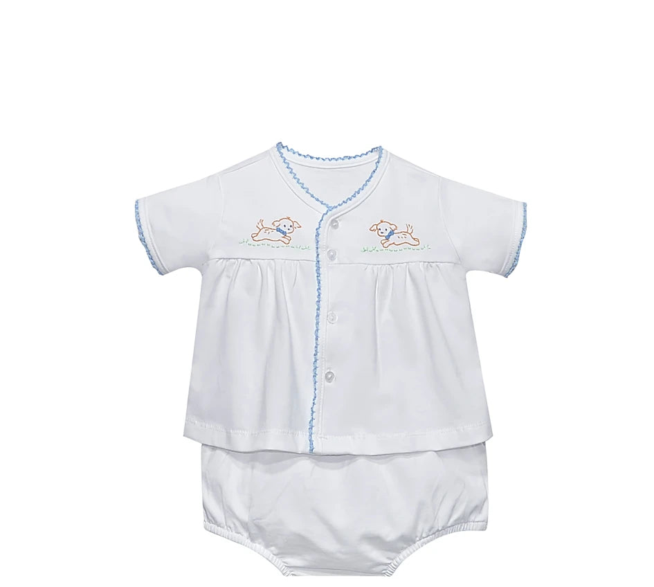 Brennen Boy Diaper Set- Dogs