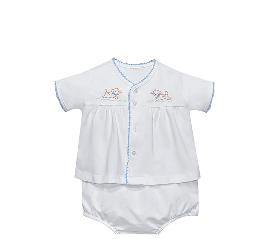 Brennen Boy Diaper Set- Dogs