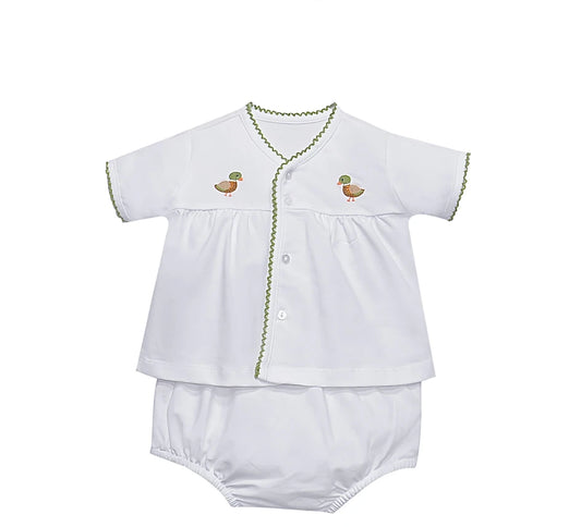 Brennen Unisex Diaper Set- Ducks
