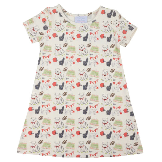 Charlotte Play Dress- Game Day Dawgs