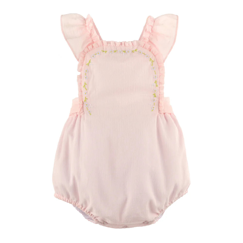 Daisy Chain Sunsuit- Pink