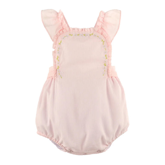 Daisy Chain Sunsuit- Pink