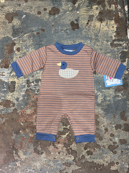 Duck Applique Boys Romper