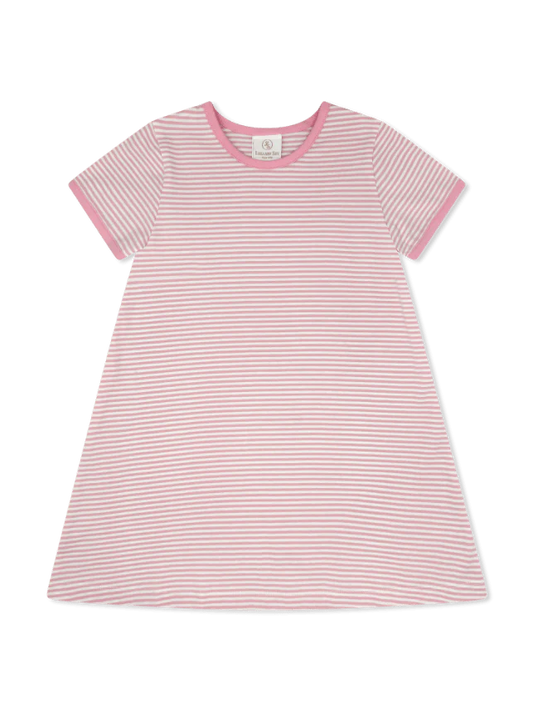Faith Dress- Pretty Pink Stripe