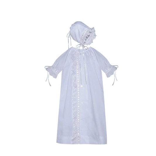 Finn Daygown- Eyelet Lace- White