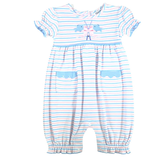 Fishing Girl's Romper