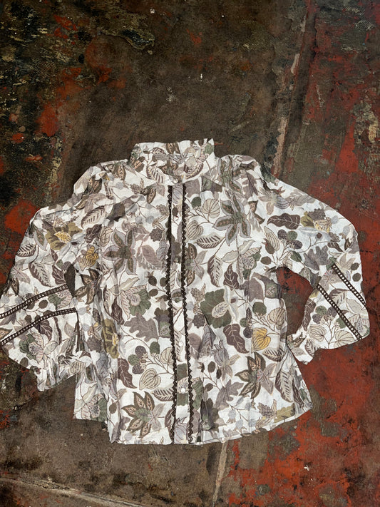 Floral Button Down Top