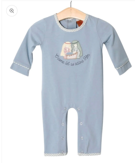 Nativity Applique Boys Romper