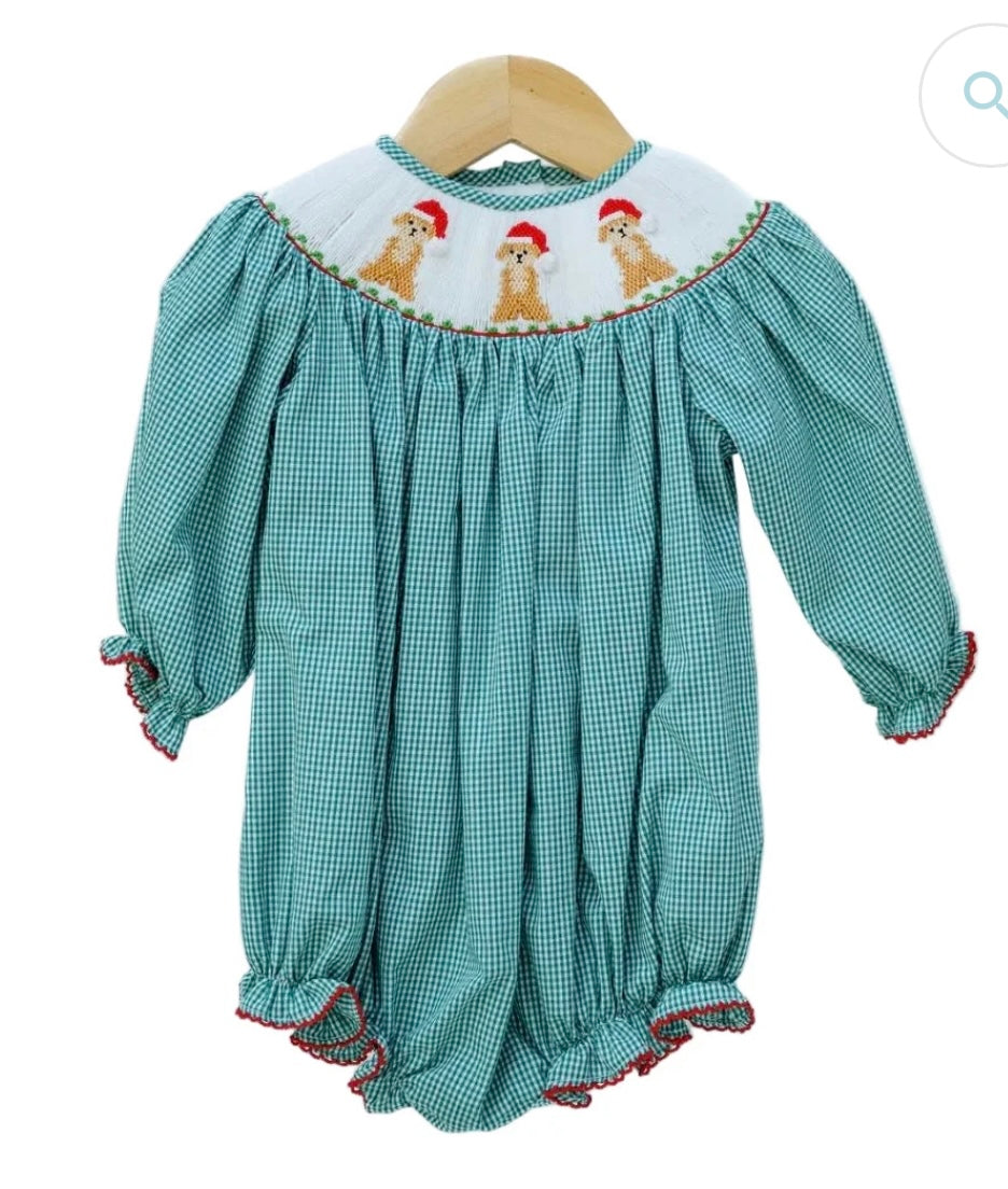 Santa Dogs Birdie Bubble