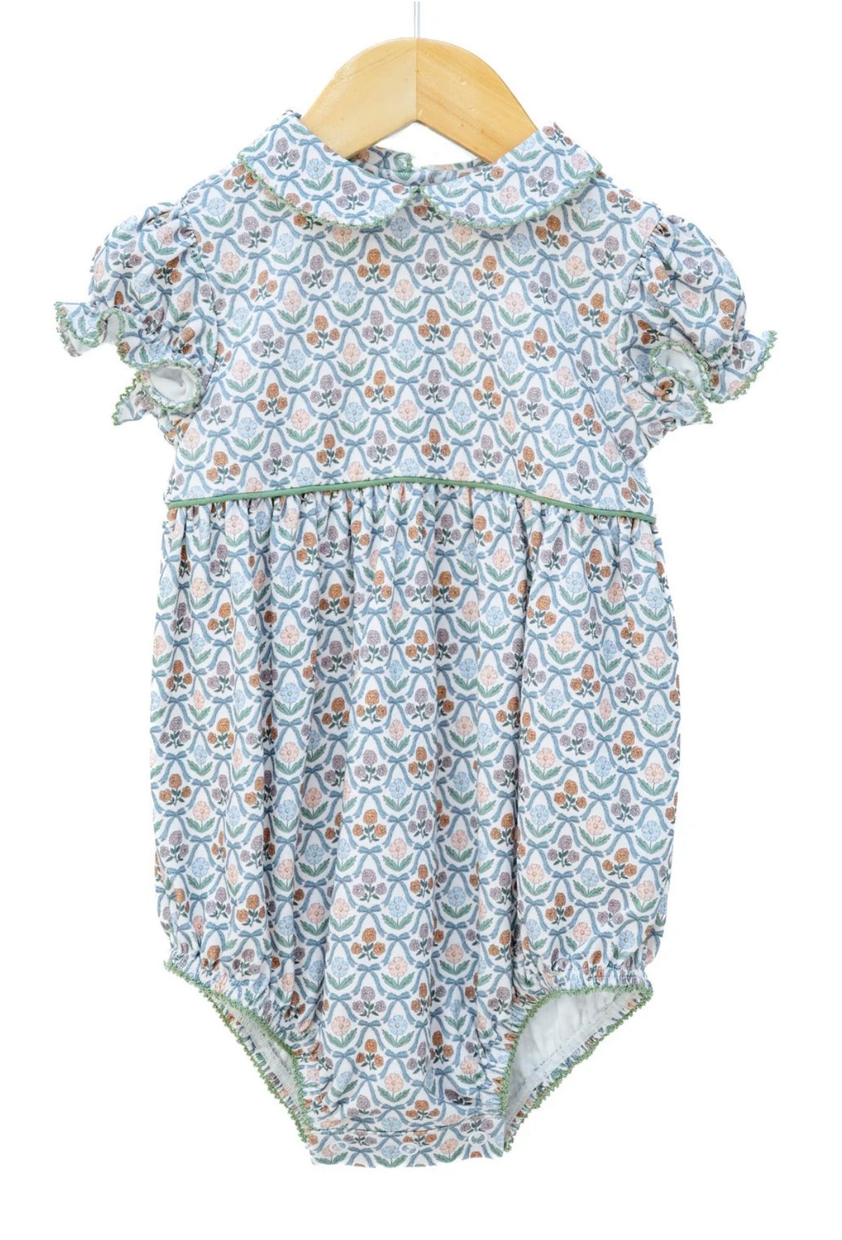 Green Retro Bows Emma Bubble