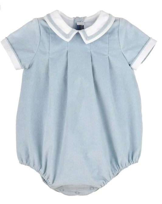 Vintage Cords Boy Bubble- Blue