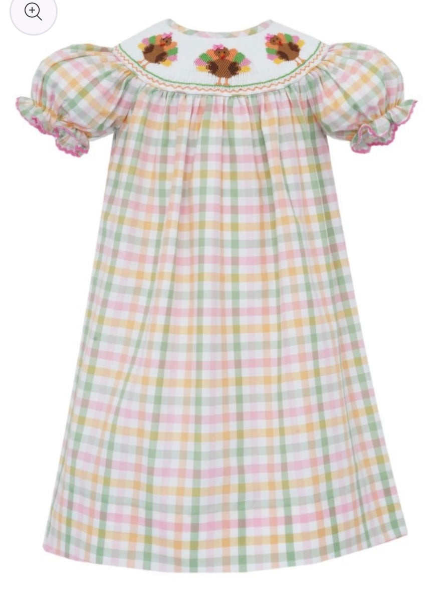 Turkey Girl's Pink Muli Color Bishop