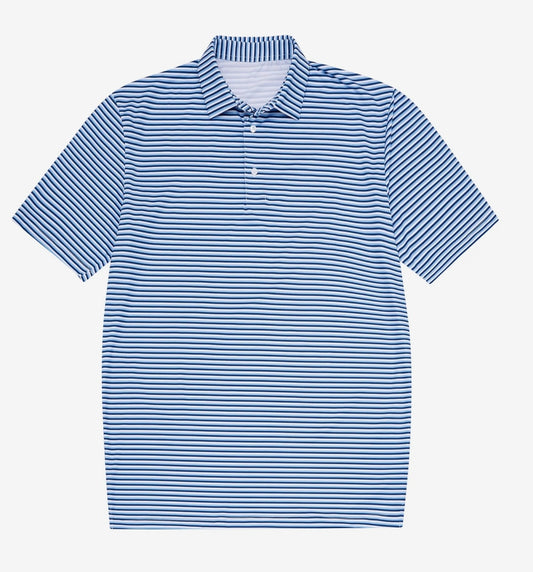 Light Blue/White/Navy Polo