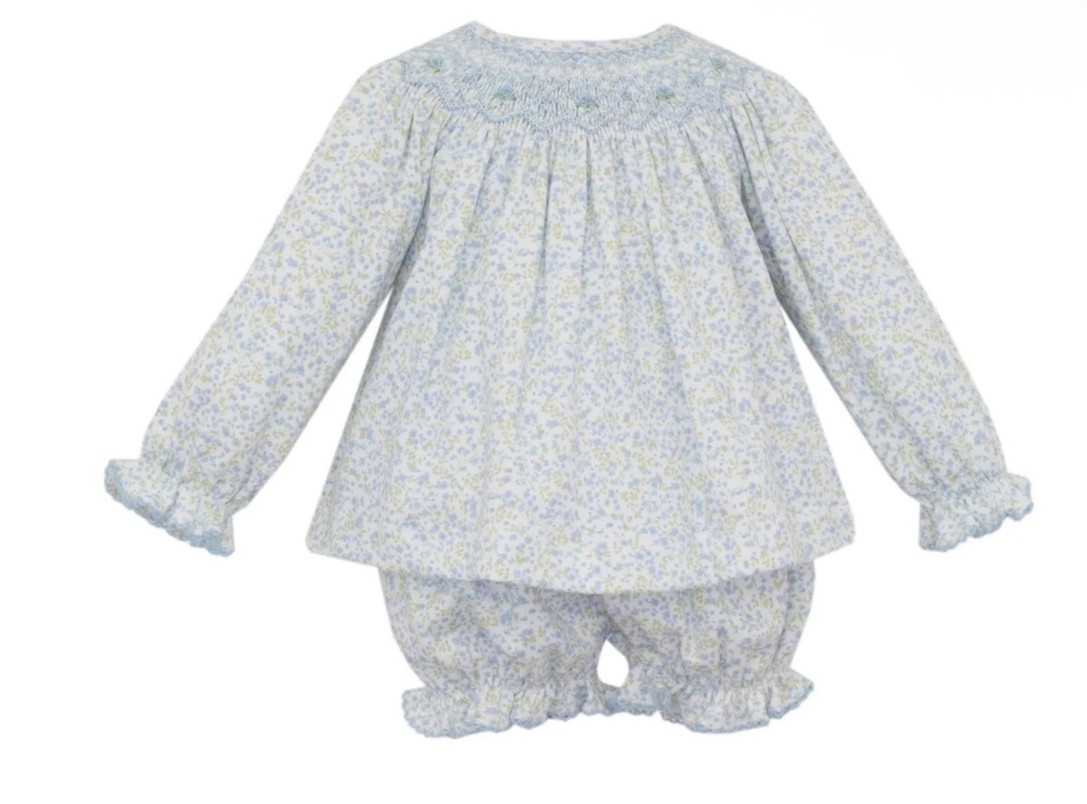 Caroline Blue Floral Bishop Set