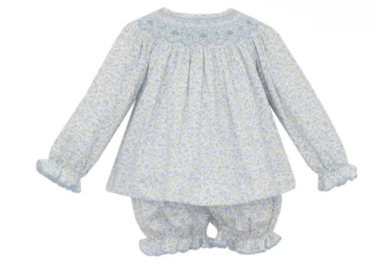 Caroline Blue Floral Bishop Set