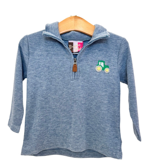 Tractor Boys Zip Pullover