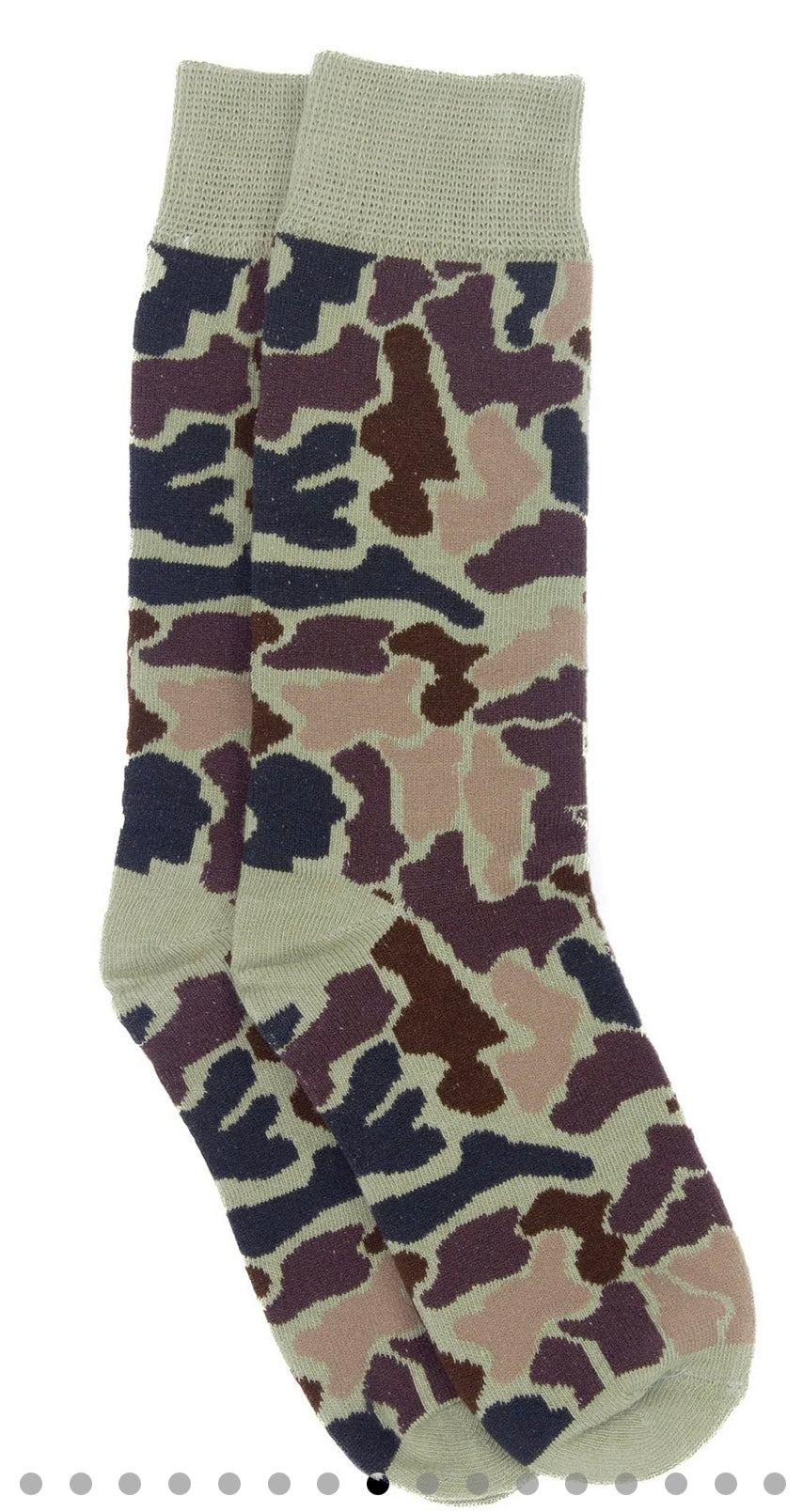 Boys Lucky Duck Sock Vintage Camo