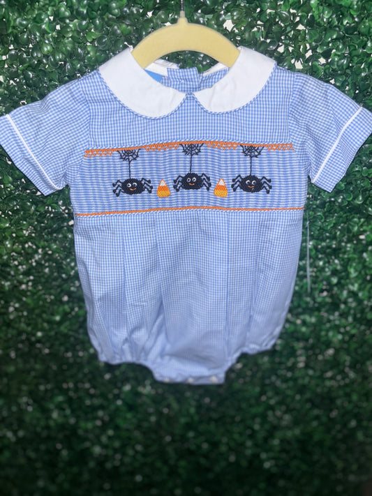 Halloween Spiders Boy's Short Bubble