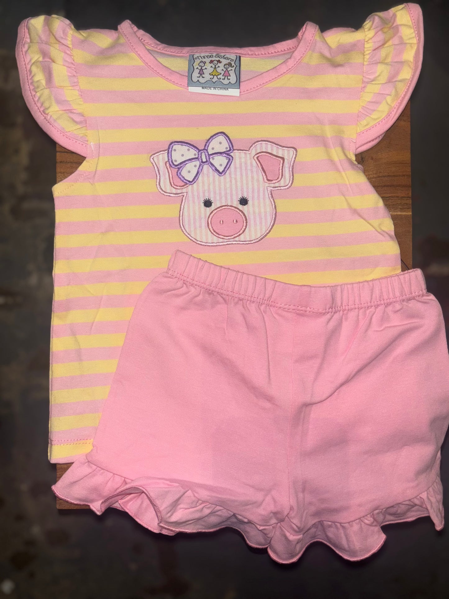 TS Pig Applique SS