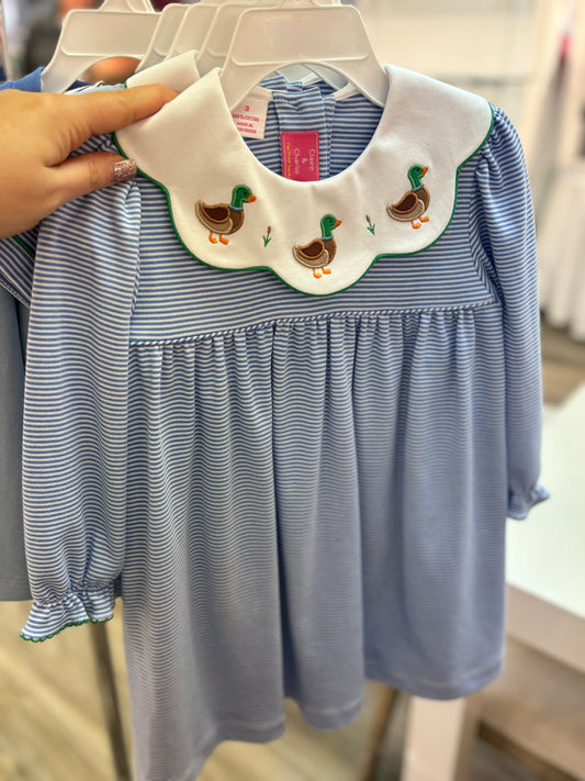 Mallard Ducks Girl's Knit Dress
