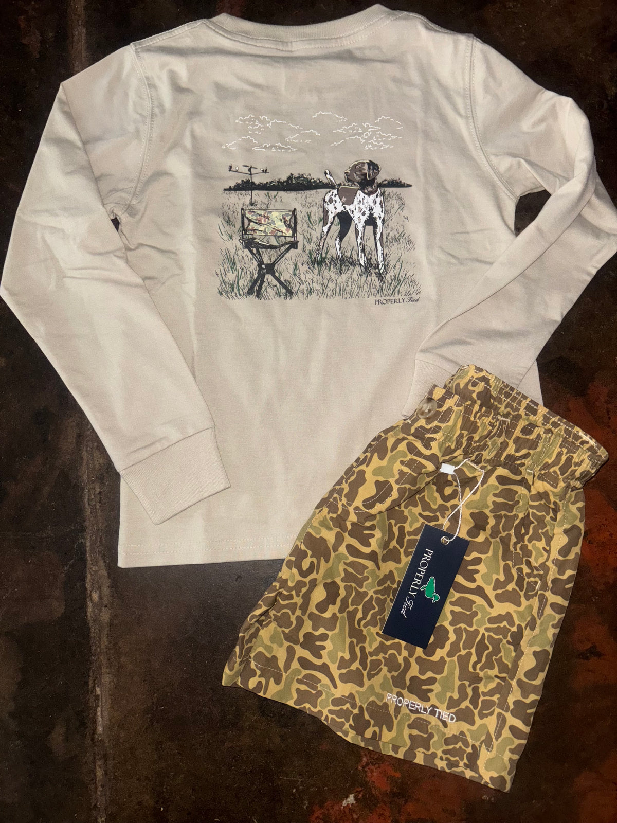 PT Boys Dove Hunt LS Tee