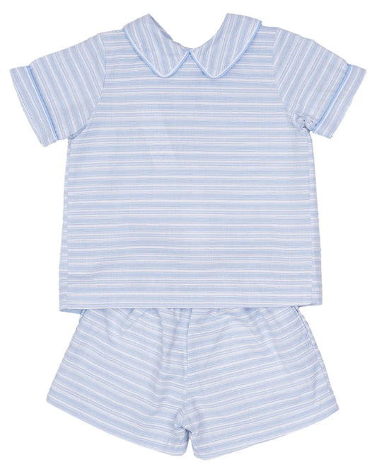 John Bluebird Stripe Short Set