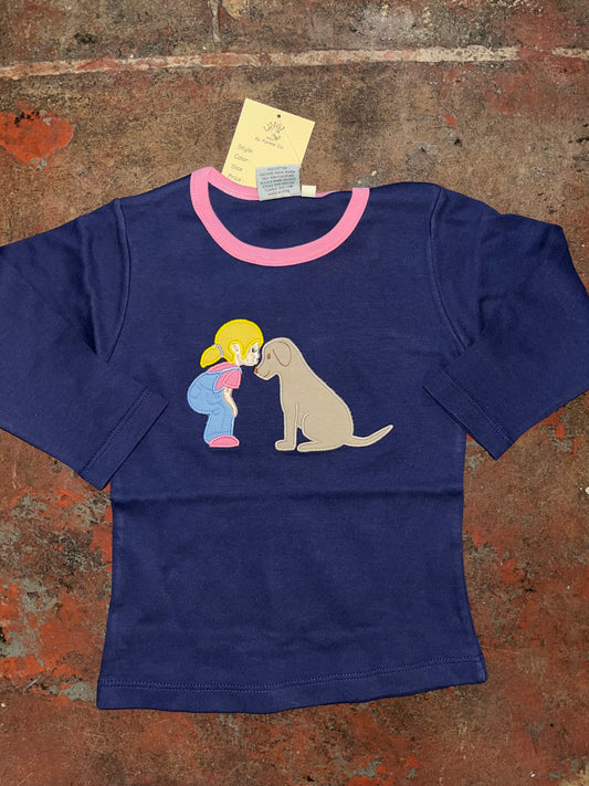 Girl's Kissing Lab Shirt