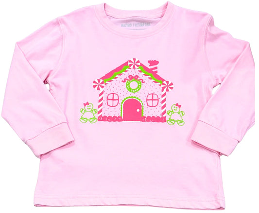 LS Pink Gingerbread House T-Shirt