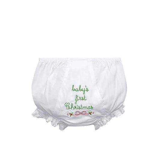 Lily Girl Diaper Cover- Christmas