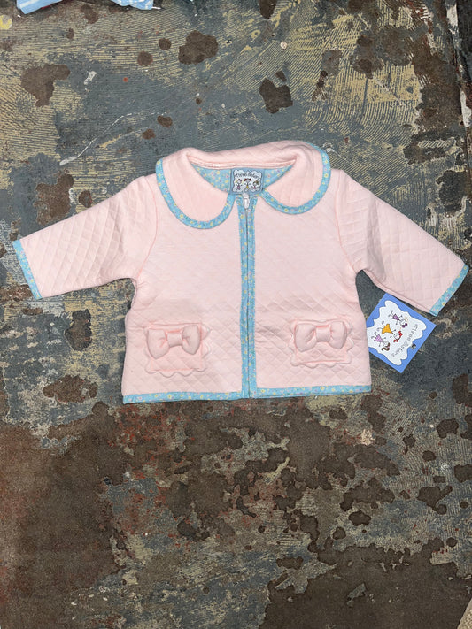 Lydia Girls Pink/Floral Jacket